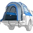 JOYTUTUS Truck Tent, Portable Truck Bed Tent with Rainfly, Truck Tent with Waterproof PU2000mm Double Layer for 2 Person - Blue
