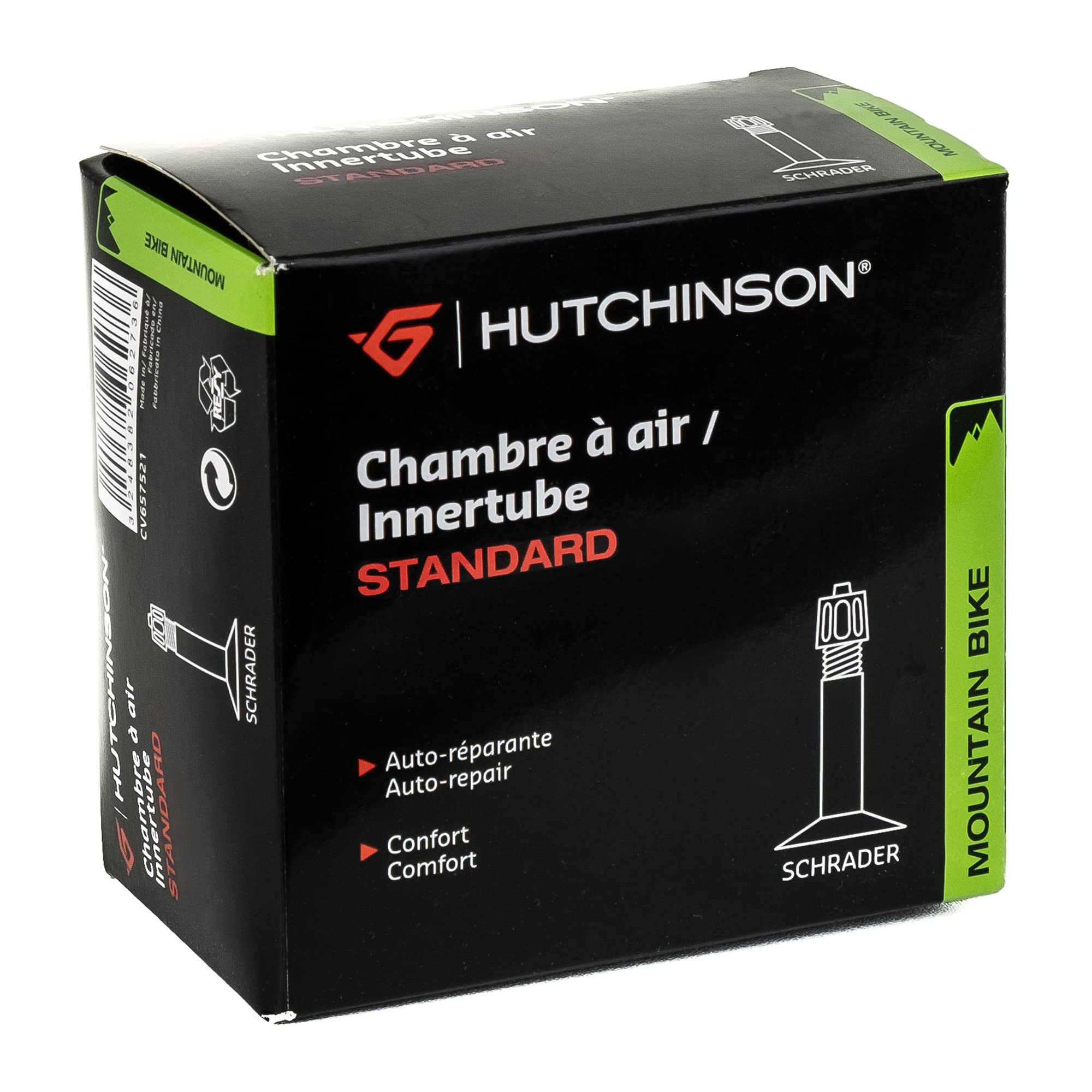 Hutchinson Standard Unisex Adult Inner Tube, Black, 48 mm