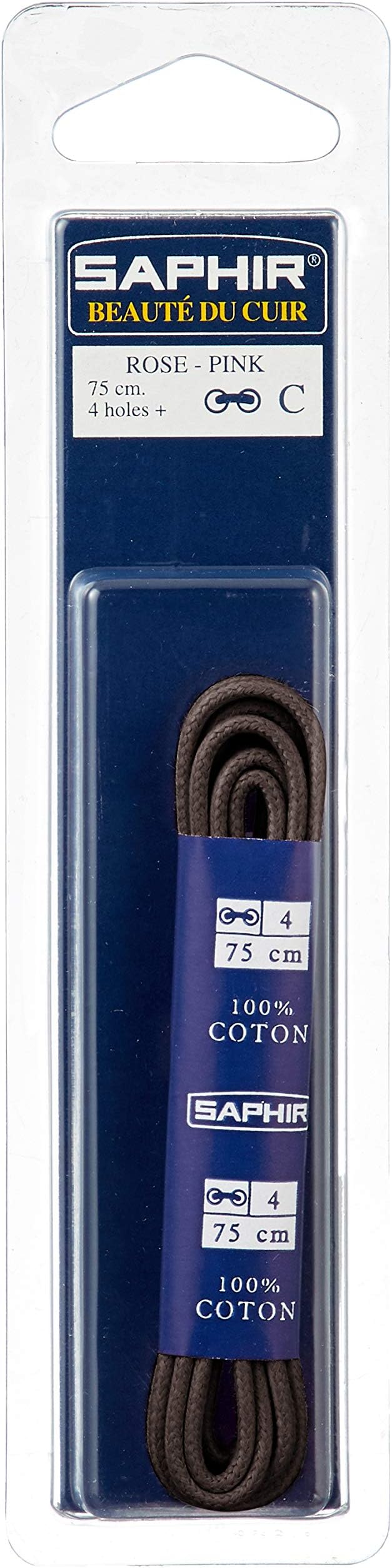 Saphir Laces - Round Waxed - 100% cotton