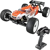 Serpent New Version 1/8 Off-Road Truggy-e RTR, High Speed, Long Life | High-Performance Electric Truggy Kit, Battery and Charger Excluded (Orange)