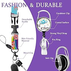 Onevenvi Autism Awareness Lanyards for ID Badges