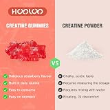 HOOLOO Creatine Gummies 5000 mg Monohydrate with 1000 mg BCAAs 60 Count view 8