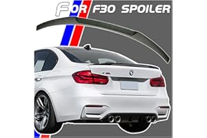 Auraroad Rear Spoiler Wing Compatible with 2012-2018 F30 3 Series 4-Door Sedan & 2014-2019 F80 M3 Sedan Trunk Spoiler Wing ABS Carbon Fiber Style,Will not fit for Convertible or Wagon Models