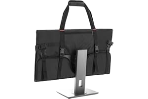 Trunab Travel Carrying Case Compatible with 27" iMac / 27" LCD Screens, Protective Monitor Dust Cover Travel Bag with Padded 