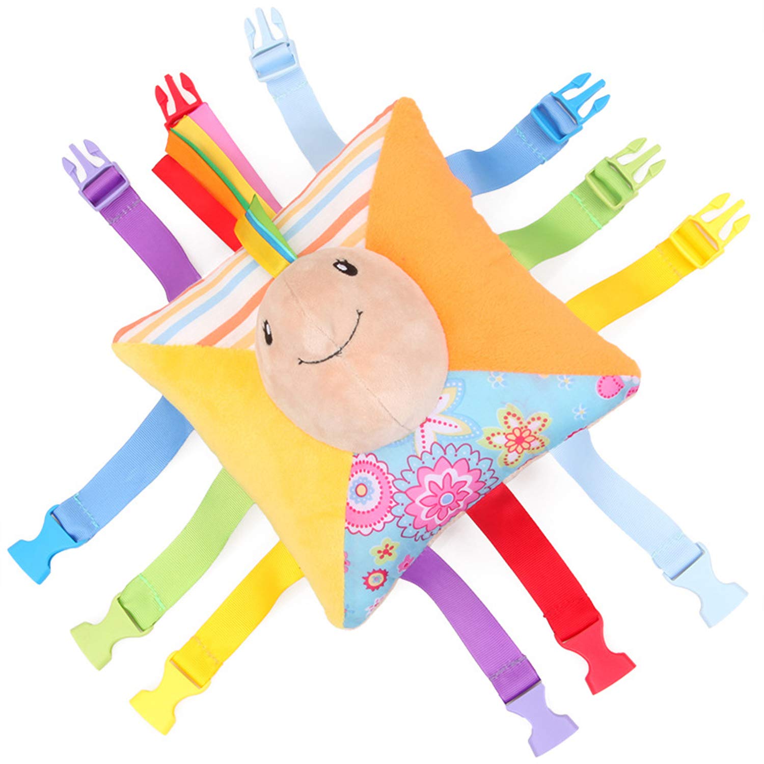 Photo 1 of Toddler Early Learning with Buckles,Plush Soft Travel Toy- Toy with Basic Life Skills Children's Plush Travel Activity Game-Children Educational Learning