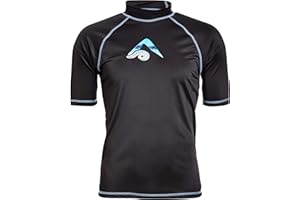 Kanu Surf Men's Mercury Rashguard UPF 50+ Sun Protection Swim Shirts Rash Guard