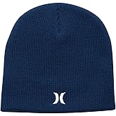 Hurley Mens Icon Staple Beanie - Classic Loose Knitted Lightweight Hat for Men