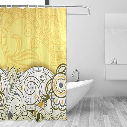 Amazon Com Fantazio Shower Curtain Unique Chinoiserie Style