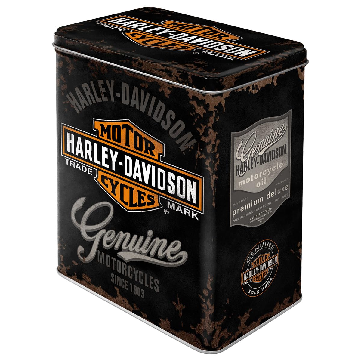 Nostalgic-Art Storage Tin L, Metal, Multicoloured, 10 x 14 x 20 cm