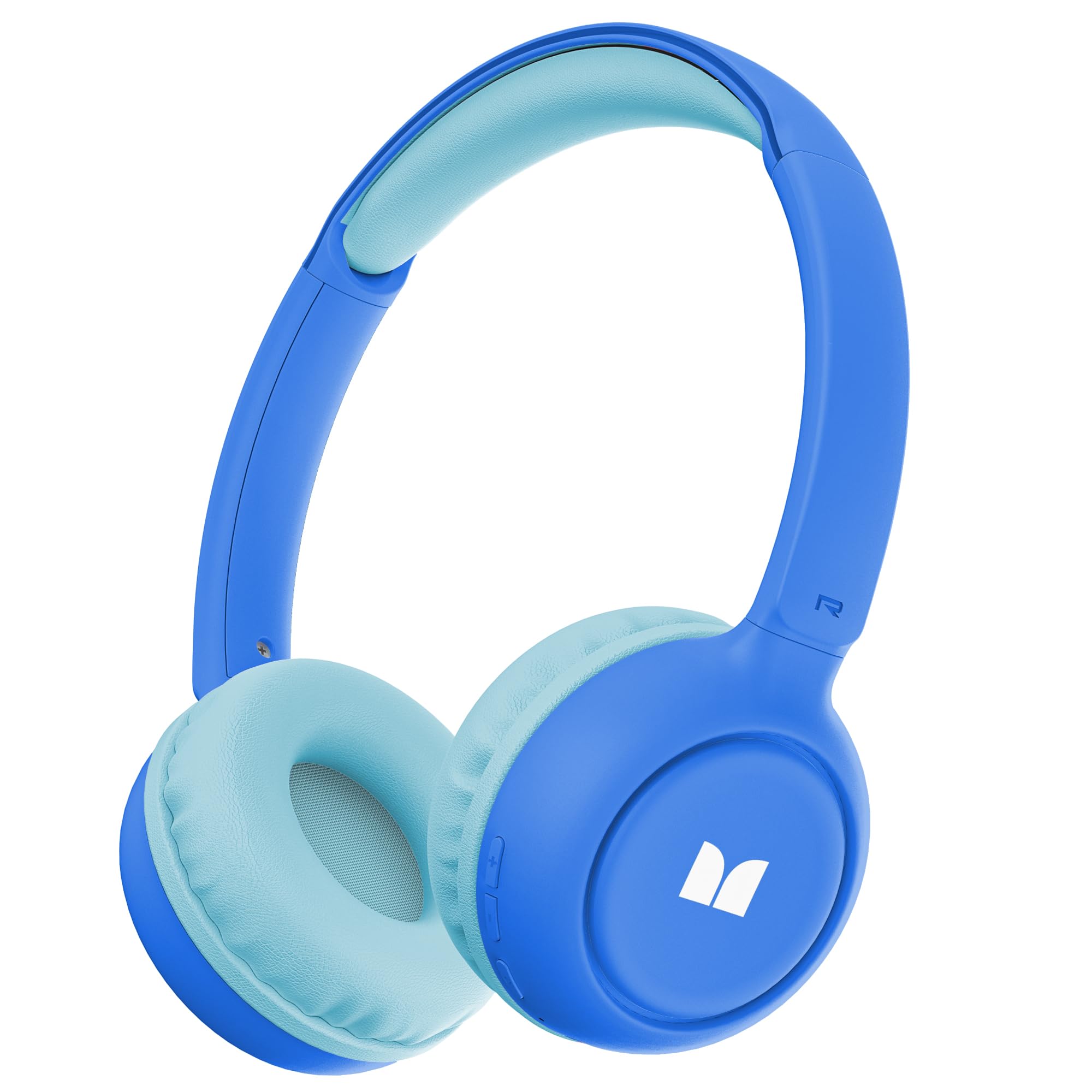 Photo 1 of Monster Cute SK100 Kids Bluetooth Headphones, 85/94dB Safe Volume Limited, 60 Hours Playtime, Bluetooth 6.0, On-Ear Toddler Headsets with Built-in Mic, Lightweight Wireless Headphones for Kids, Blue
