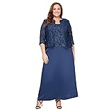 Alex Evenings Women's Long Two Piece Mother of The