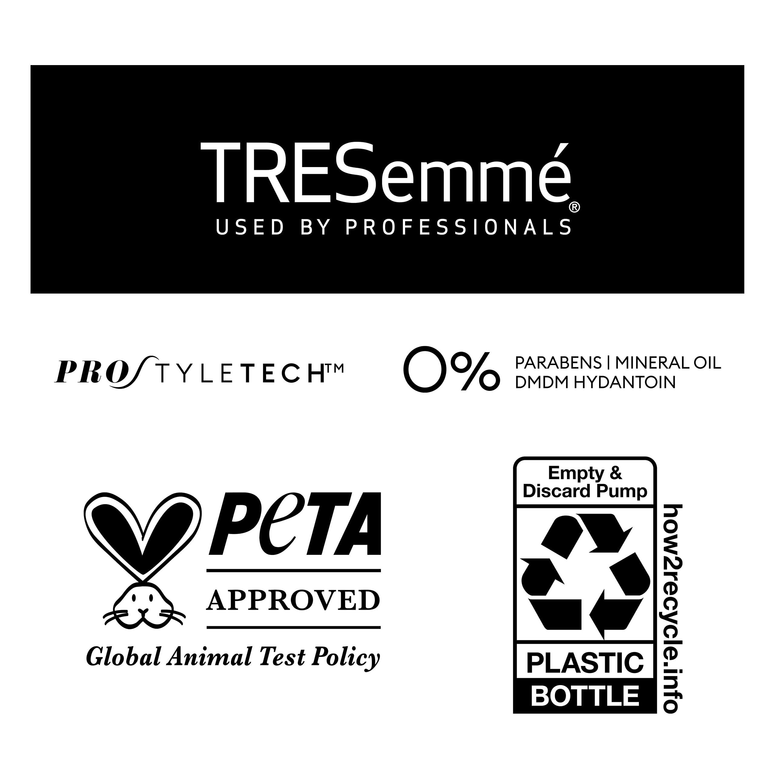 TRESemmé Rich Moisture Moisturizing Conditioner with Pump for Dry Hair Formulated With Pro Style Technology 39 Fl Oz