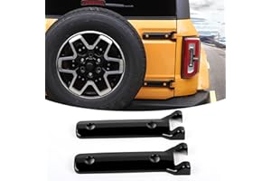 RAZPOY Rear Door Tailgate Hinge Cover for Bronco Accessories, Tail Gate Hinge Spare Tire Bracket Liftgate Trim Exterior Decor