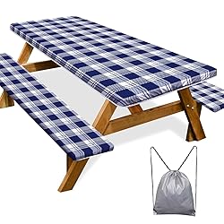 Picnic Table Cover with Bench Covers Camping