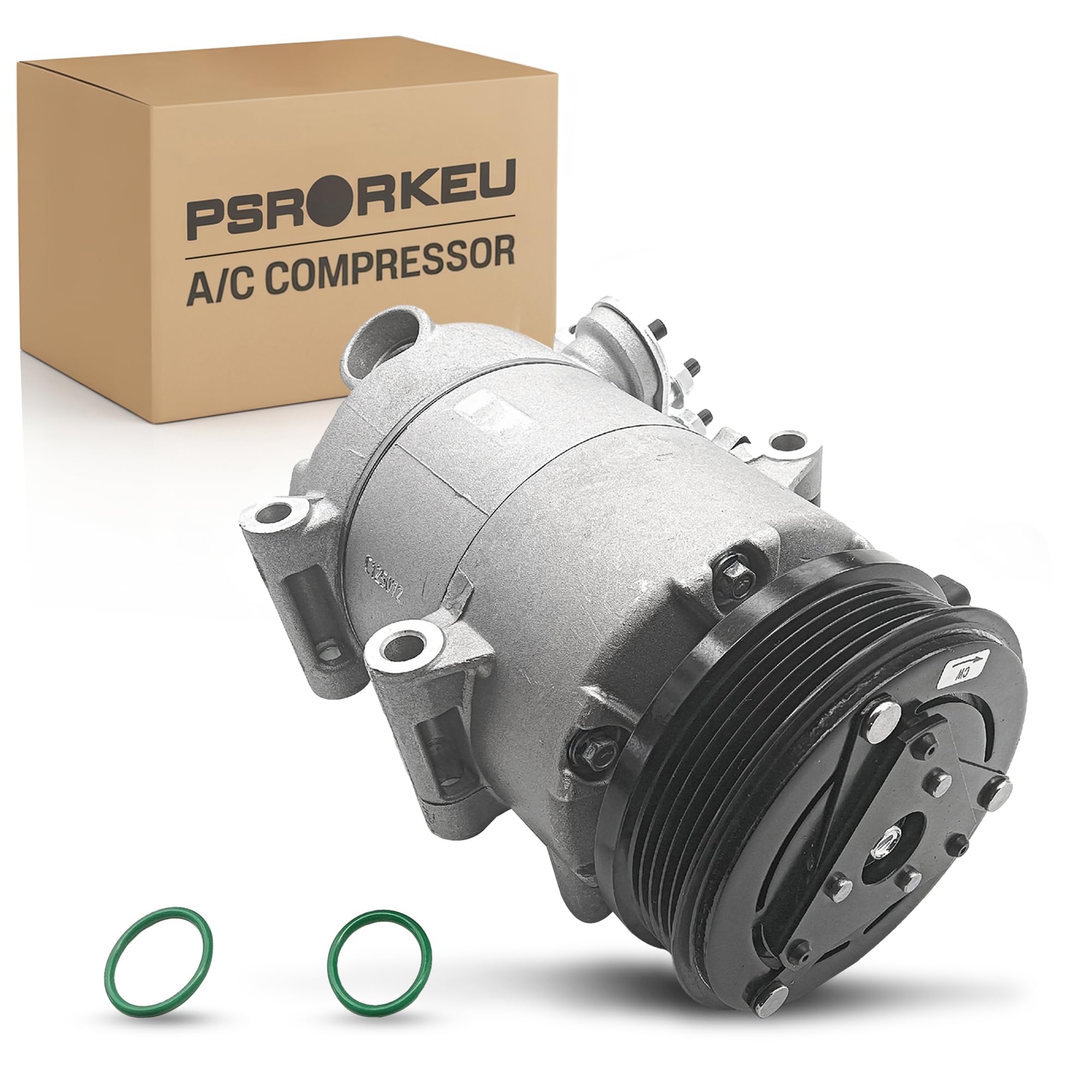 Photo 1 of Psrorkeu - CO 29079C A/C Air Conditioner AC Compressor with Clutch Fits 2012-2014 Ford Focus 2.0L ONLY - Replace BV6Z19703B CV6Z19703B CV6Z19703B