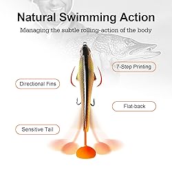 TRUSCEND Power Soft Fishing Lures Pre-Rigged BKK