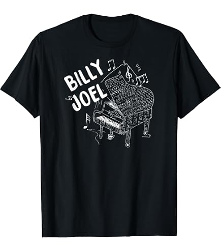 Amazon.com: Billy Joel - The Piano Man T-Shirt : Clothing, Shoes
