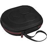 Premium Hard Shell Case Compatible con JBL Tune 710BT/720BT/770NC, Sony WH-CH710N/720N/702N, Soundcore Q30/Q20, TOZO, BERIBES, KVIDIO – Portable Travel Carrying Protective Case Black