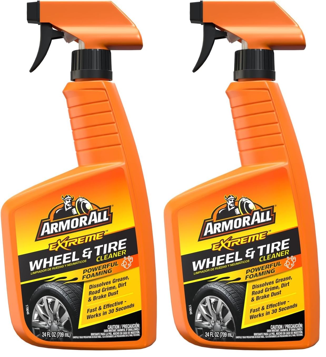 Armor All Extreme Wheel and Tire Cleaner, Car Wheel Cleaner Spray, 24 Fl Oz (Pack of 2)