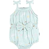 Gerber Baby Girls Gauze Sleeveless Romper