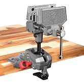 Real Avid Vise - 360&deg; Swiveling Bench Vise for Optimal Positioning, Versatile Applications, 5" Jaw Width Vise for Cleaning, Maintenance, Woodworking &amp; More High-Torque Applications up to 100 ft-lb