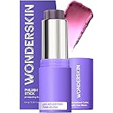 Wonderskin Cream Blush Stick pH-Activated - pHlush Stick Multi-Use, Cream Tint for Cheeks and Lips, Cooling Nourishing Color-Adjusting Makeup