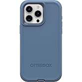 OtterBox iPhone 15 Pro Max (Only) - Defender Series Case - Baby Blue Jeans (Blue) - Case Only - Screenless - Rugged & Durable - with Port Protection - Non-Retail Packaging