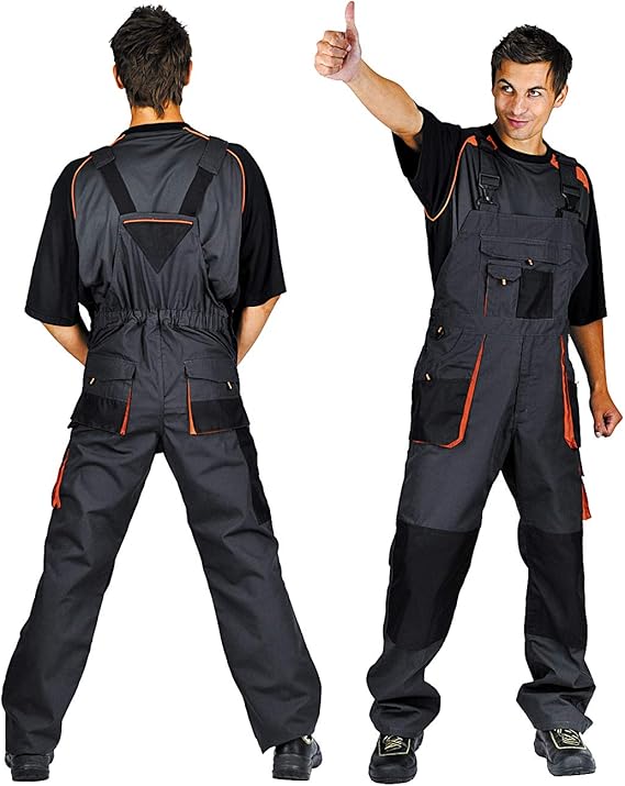 black trouser dungarees