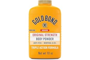 Gold Bond Medicated Powder Triple Action Relief 10 Ounce (Talc-Free)