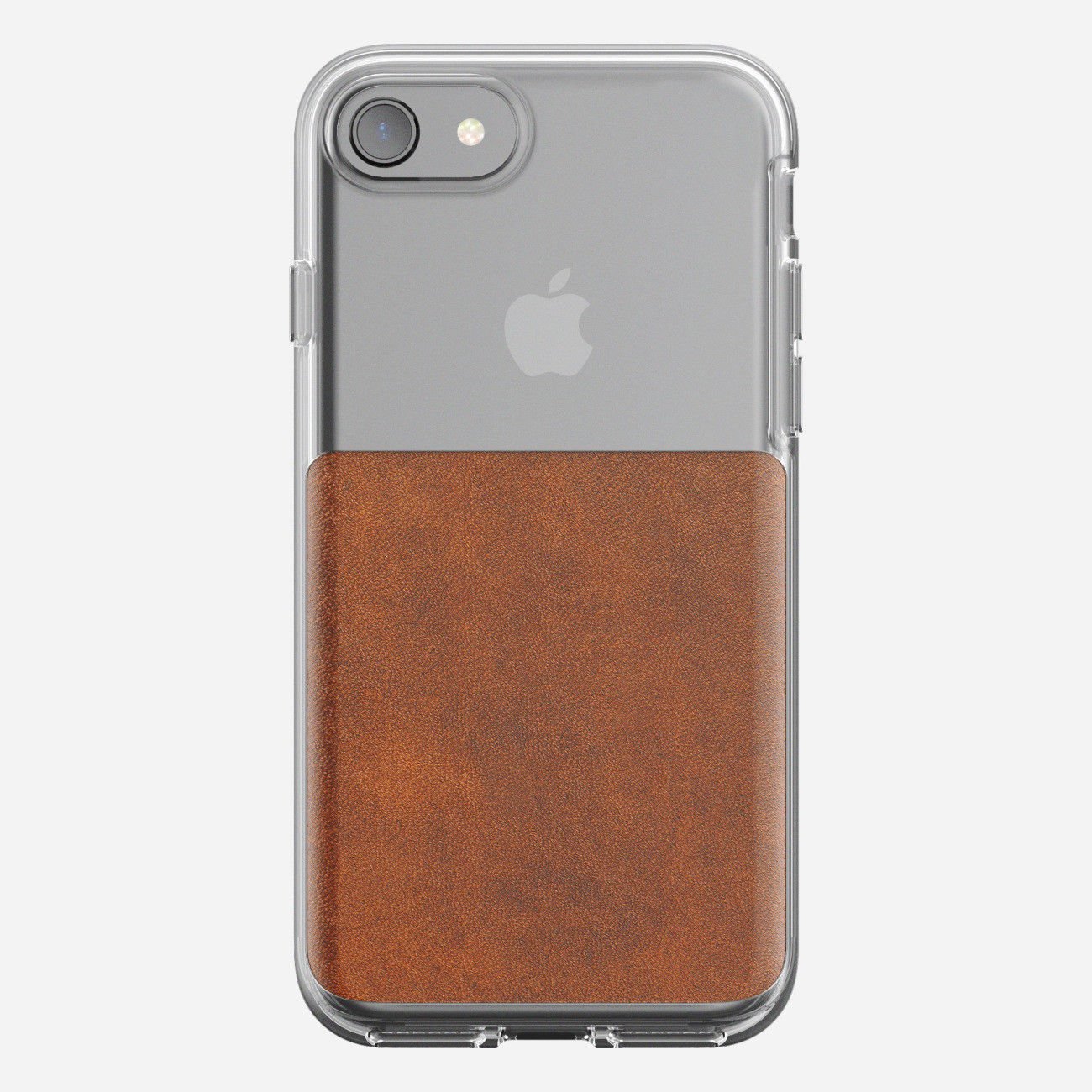 Nomad Case For Apple Iphone 8 4 7 Leather Rustic Brown Clear Pc Apple Iphone Se2 Se 2 Se 4 7 Inch Amazon In Electronics