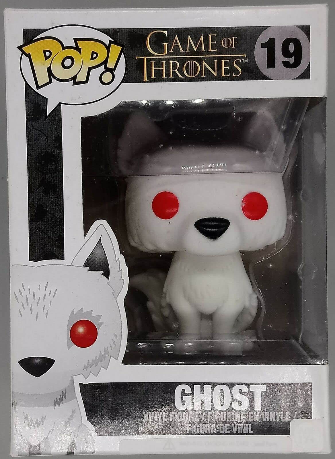 Game of Thrones Pop! Vinyl - Flocked Ghost #19