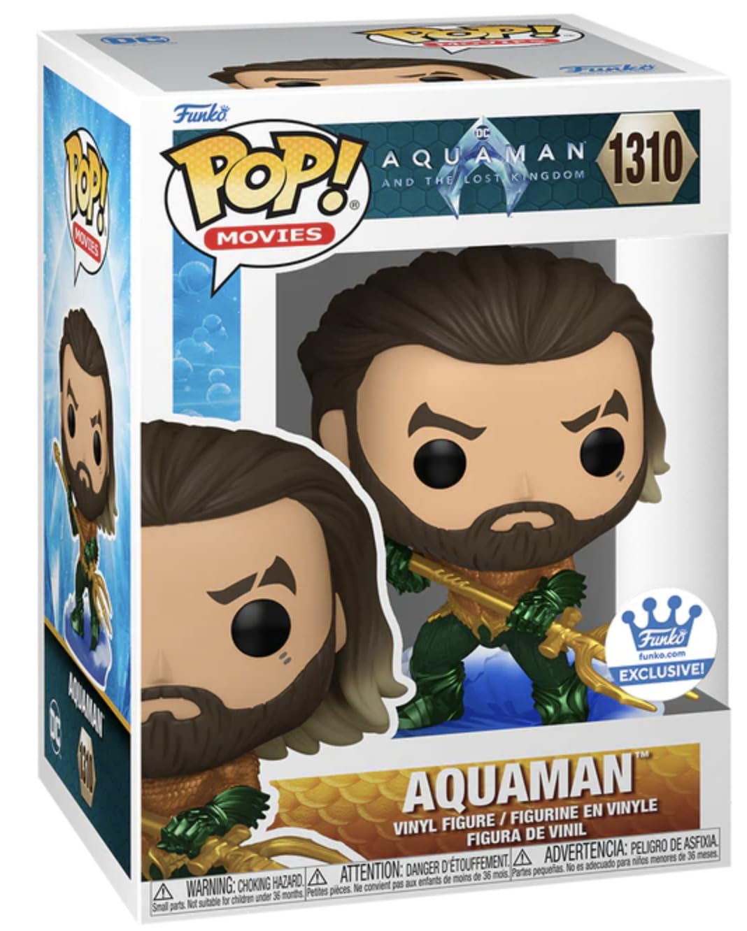 Funko Pop! Movies: DC Comics - Aquaman on Wave Shop Exclusive