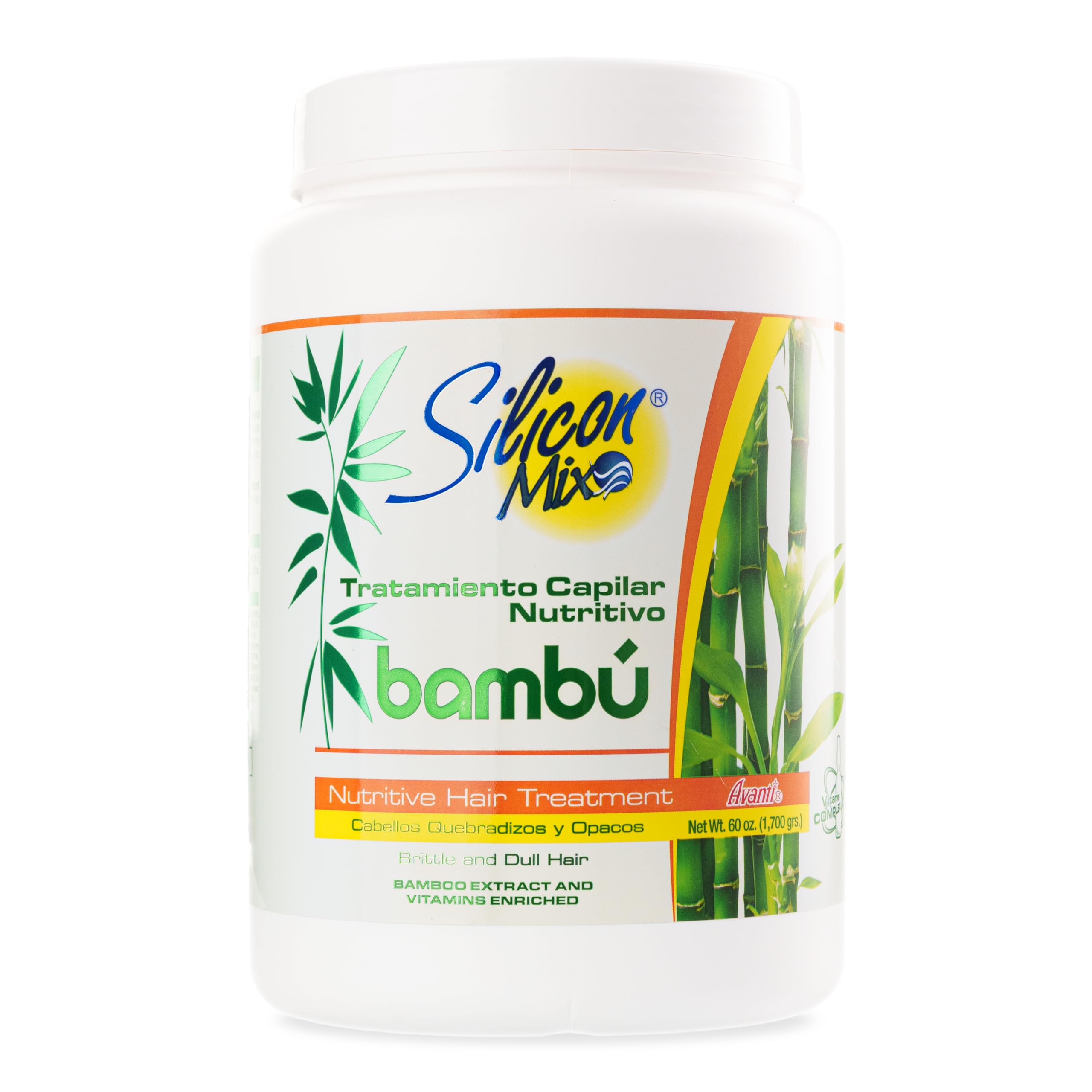 Silicon Mix - Bamboo Hair Treatment - Unisex - 60 oz (1700 g) - Deep Repair Mask for Dry, Damaged or Brittle Hair with Bamboo Extract