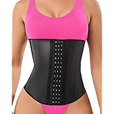 LadySlim REAL COLOMBIAN Fajas Colombianas Reductoras Cinturilla Waist Trainer for Women – Latex Body Shaper Cincher Corset