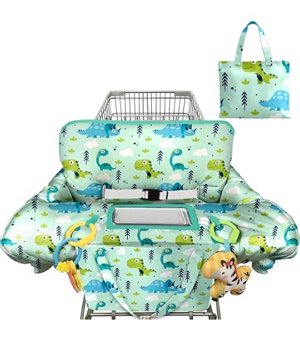 Shopping Cart Cover for Baby, Baby high Chair Cover, Elephant : Baby