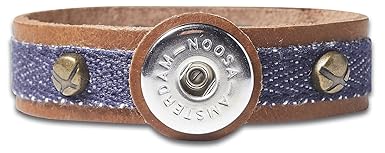 NOOSA ORIGINAL Armband INDIGO JEANS brown