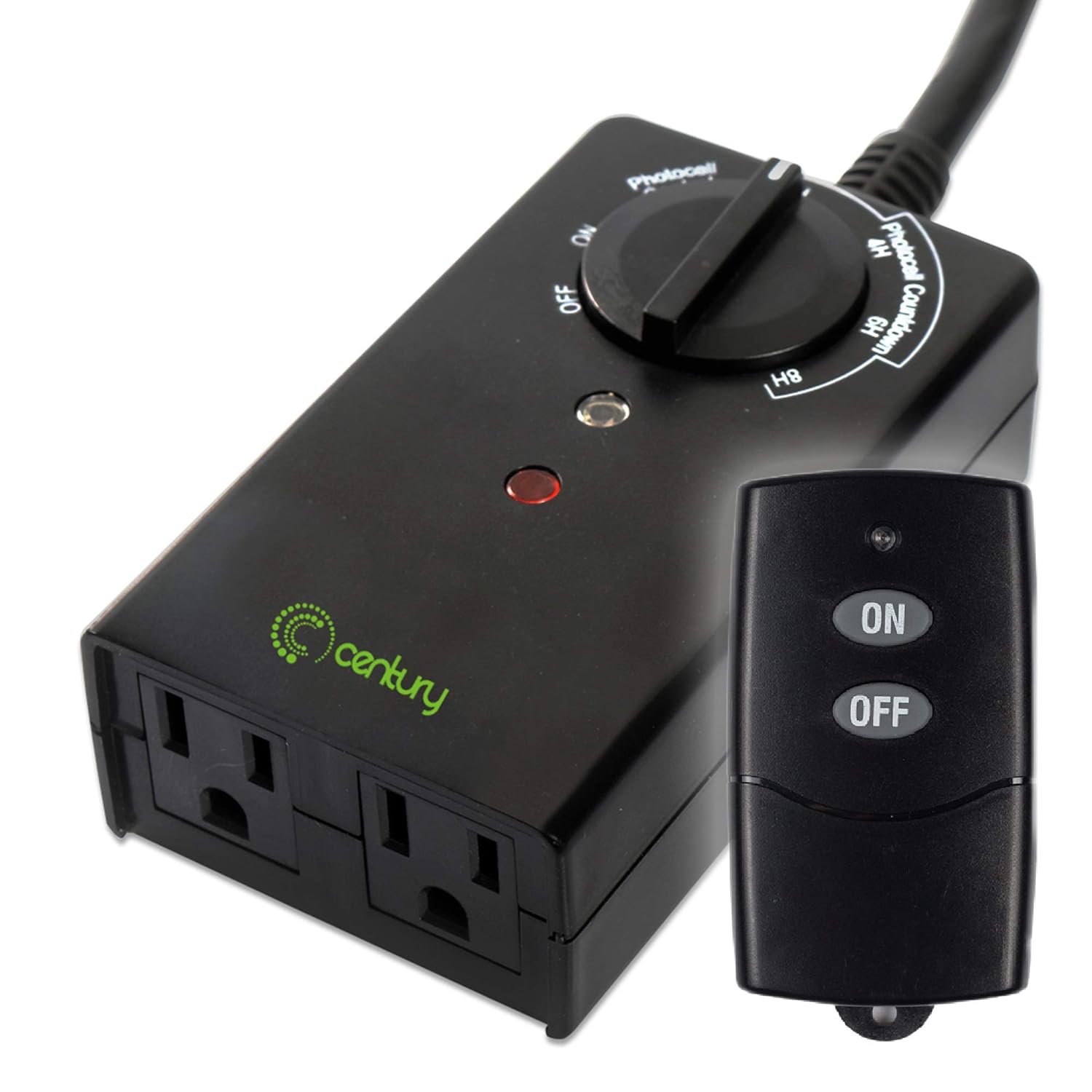 BNLink Outdoor 24Hour Water Resistant Timer With Photocell Light