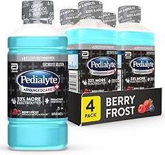 Pedialyte AdvancedCare Plus Electrolyte Hydration Drink, Has 33% More Electrolytes and Has PreActiv Prebiotics, Berry Frost, 