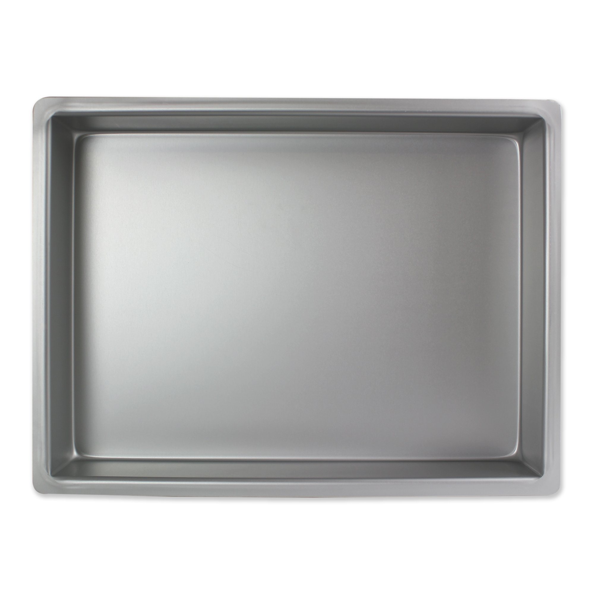 PME OBL09123 Aluminium Oblong Cake Pan 9 x 12 x 3-Inch Deep Silver