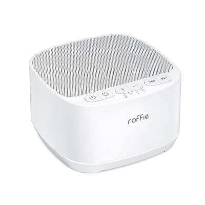 White Noise Machine, Roffie Sound Machine for Sleeping Baby &amp;amp;amp; Adults, 40 HiFi Nature Sounds Noise Maker, Portable Sleep Machine Home