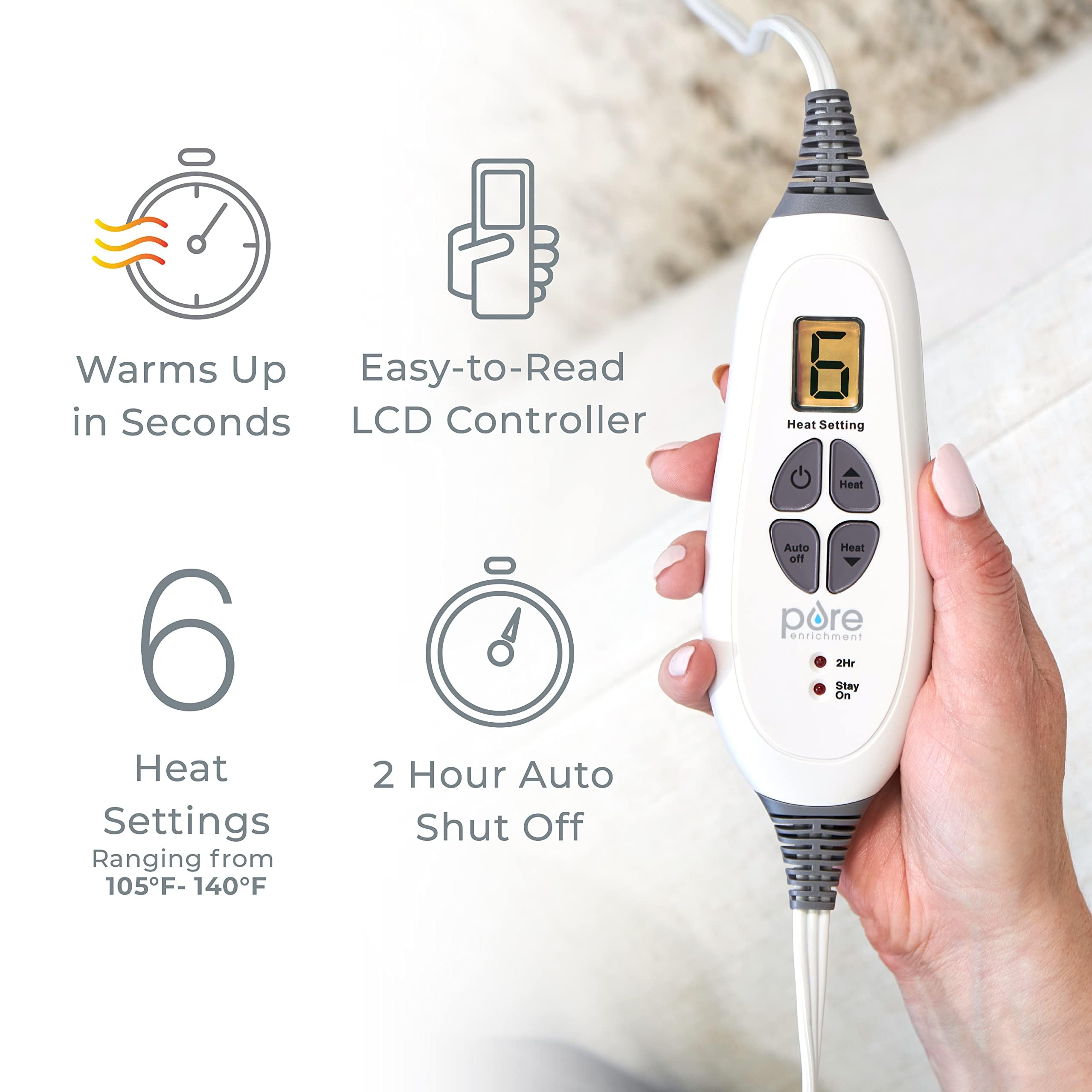 Pure Enrichment® PureRelief® XL Heating Pad - 12