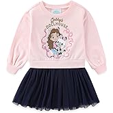 DREAMWORKS GABBY'S DOLLHOUSE Girls Long Sleeve Tulle Dress for Toddler and Big Kids