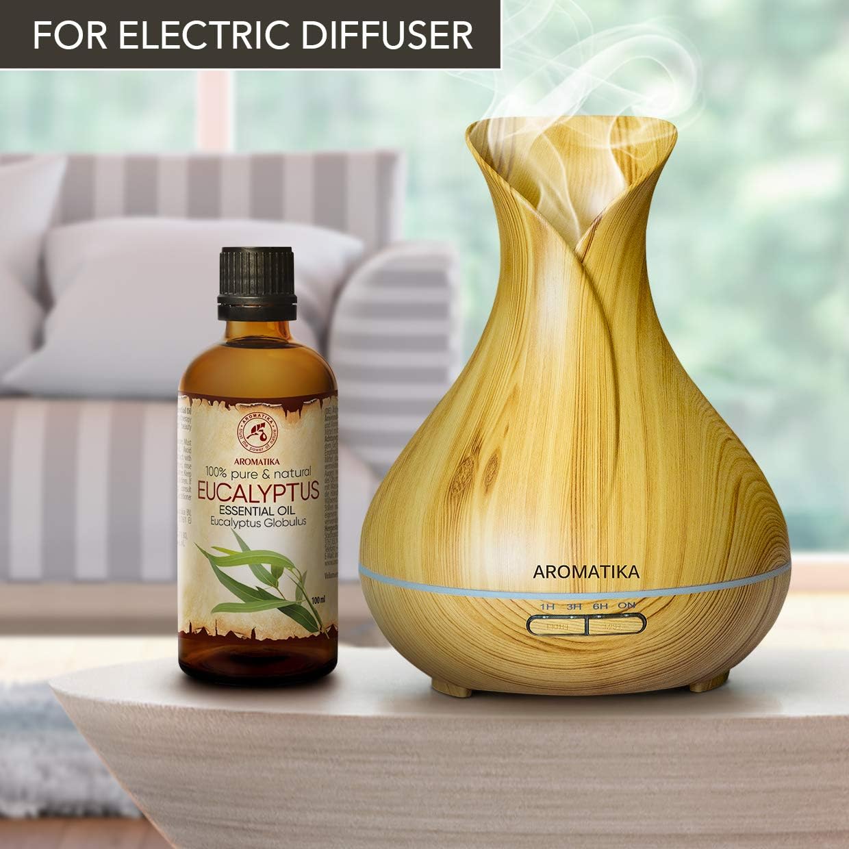 Eucalyptus Essential Oil 100 ml, Eucalyptus Globulus, Fragrance Oil, for Diffuser and Aroma Lamp, Sauna, Aroma Soap, Candle - Image 4