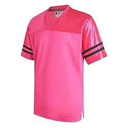 DEHANER Pink Football Jersey for Men Women Dad Mom