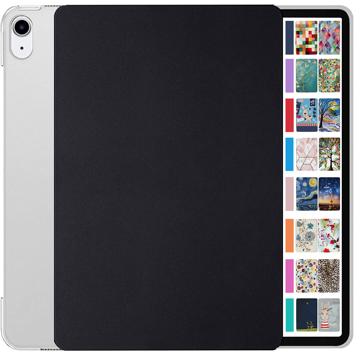 DuraSafe Cases for iPad 2022 10.9 inch 10th Generation Case A2696 A2757 A2777 MPQ13B/A MPQ33B/A MPQ03B/A MPQ23B/A MPQ93B/A MPQC3B/A MPQ83B/A MPQA3B/A MQ6K3B/A MQ6L3B/A - Black