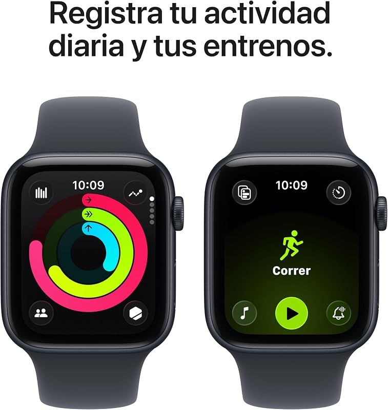 Watch SE 3 GPS+Cellular Caja de Aluminio Color Medianoche de 44 mm y Correa Deportiva Color Medianoche(M/L).Monitores de entreno y sueño,Monitor de frecuencia Cardiaca,Pantalla Siempre Activa