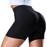 Seamless High Waisted Tummy Control Squat Proof Yoga Workout Gym Bike Shorts for Women 5inch