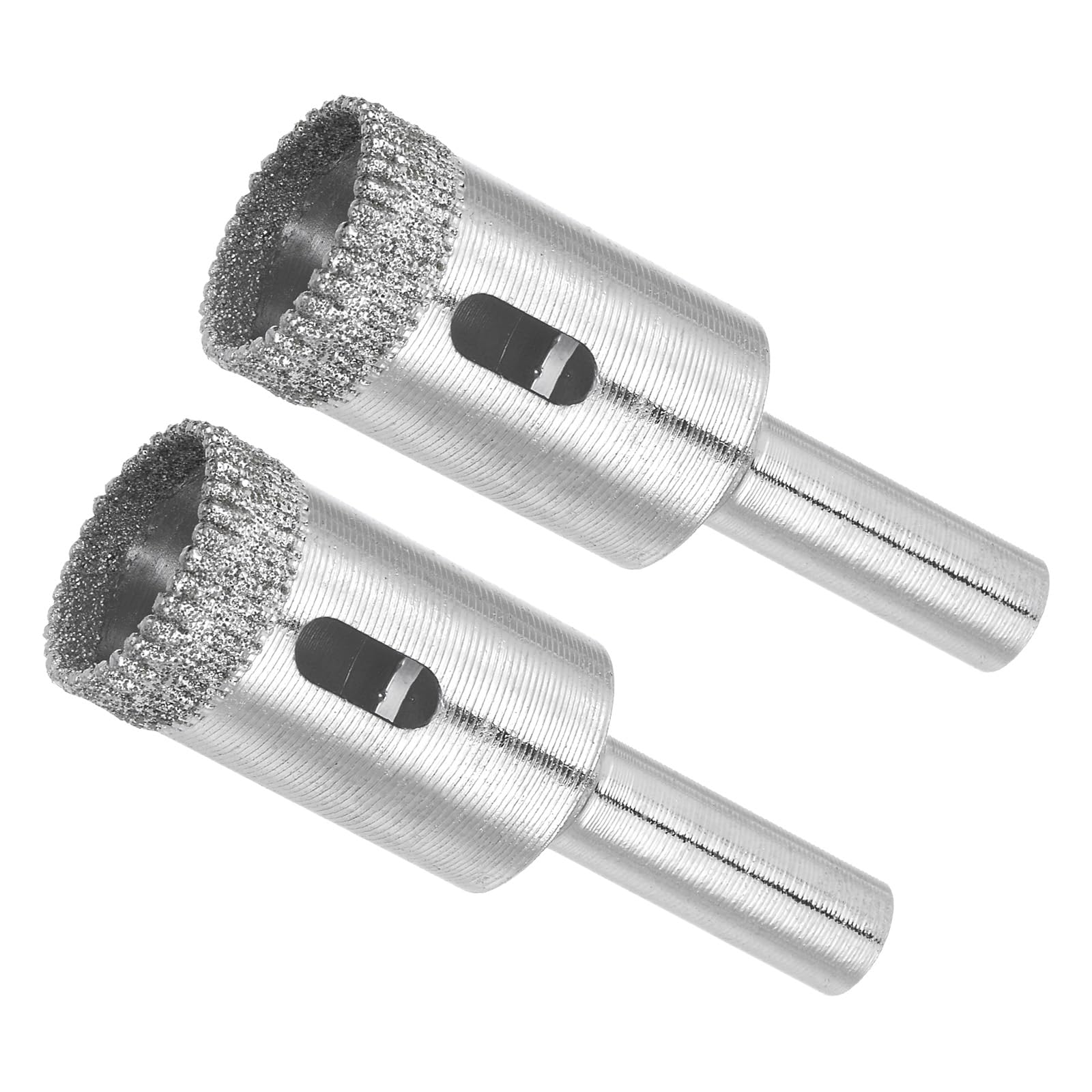 CoCud Diamond Hole Saws Drill Bits, 18mm / 11/16" Drilling Diameter, Serrated Nickel Plated Drill Bit - (Applications: for Glass Ceramic Tiles Marble Stone), 2-Pieces — image 1