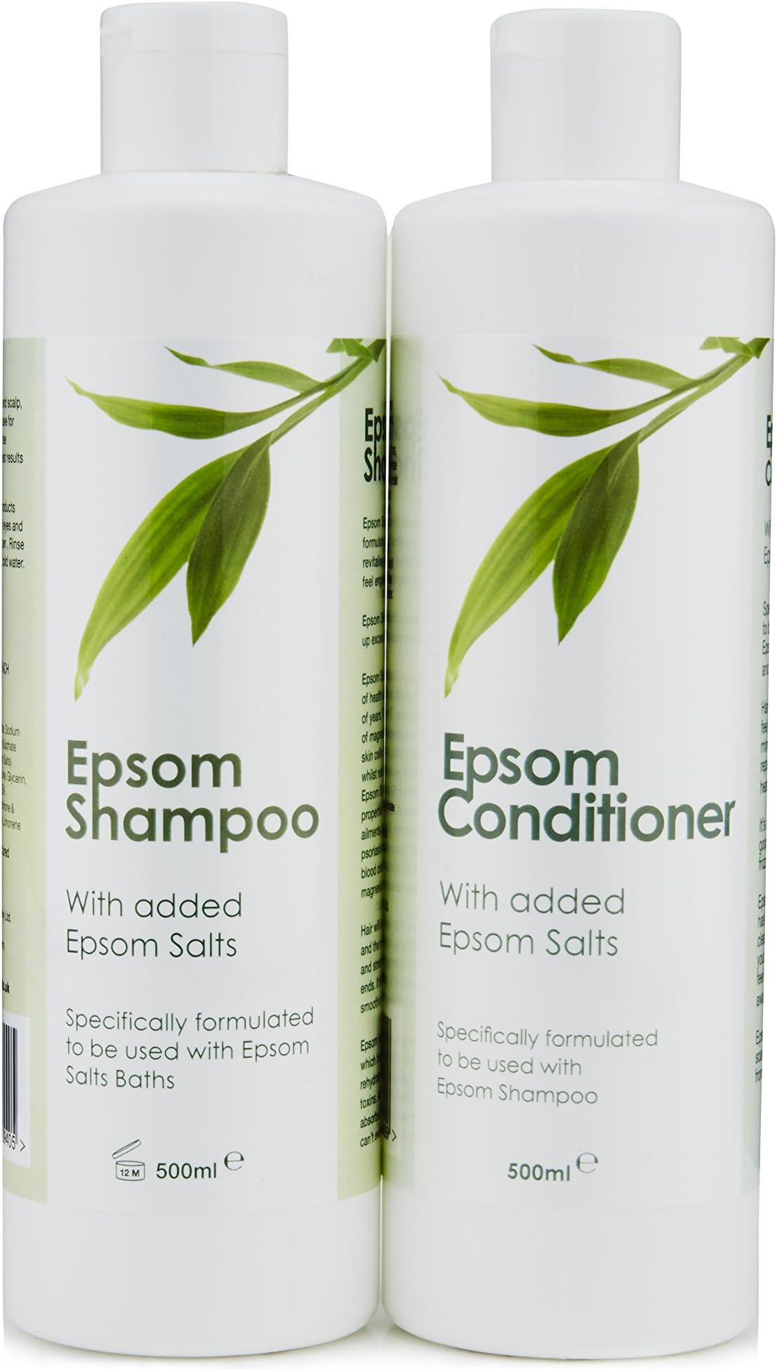 Epsom Shampoo & Epsom Conditioner - Free Next Day Delivery