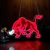 Bull Neon Sign Night light for Bar Club Bedroom Hotel Pub Cafe Wedding Birthday Party Gifts